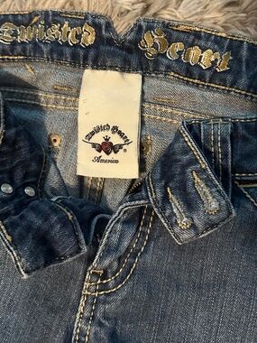 Twisted heart jeans